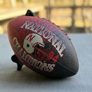 Vintage 1994 Baden brand football commemorating the Nebraska National Champions